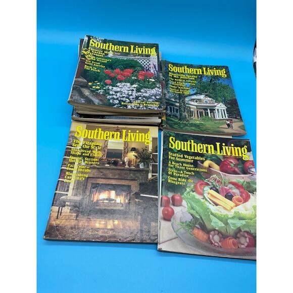 Southern Living Magazine Lot of 11 Issues Various Years Vintage Home & Recipes - Picture 2 of 6
